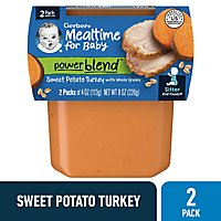 Gerber 2nd Foods Sweet Potato And Turkey with Whole Grains Dinner Baby Food Tub - 2-4 Oz - Image 1