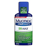 Mucinex Fast-Max DM Max Liquid Medicine Cough Relief Maximum Strength - 6 Fl. Oz. - Image 2