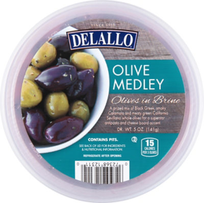 DeLallo Olive Medley Cup - 5 Oz - Image 1