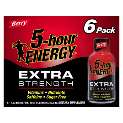 5-hour ENERGY Berry Extra Strength Shot - 6-1.93 Fl. Oz. - Image 3