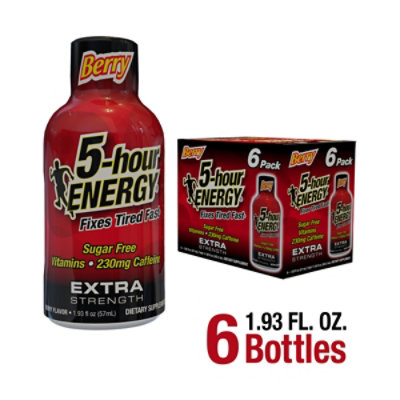 5-hour ENERGY Berry Extra Strength Shot - 6-1.93 Fl. Oz. - Image 2