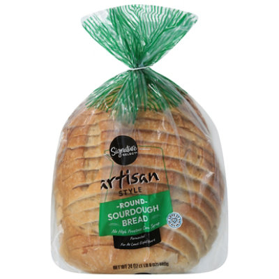 Signature SELECT Bread Round Sliced Sourdough - 24 Oz - Image 3