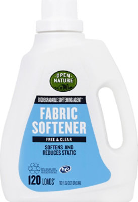 Open Nature Fabric Softener Free & Clear Bottle - 103 Fl. Oz. - Image 2