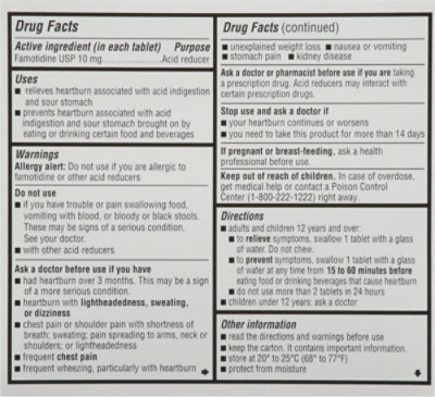 Signature Select/Care Famotidine Acid Reducer Controller Tablets - 30 Count - Image 6