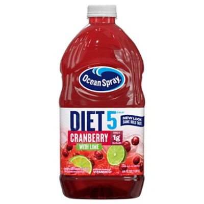 Ocean Spray Diet Juice Cranberry with a Hint of Lime - 64 Fl. Oz. - Image 3