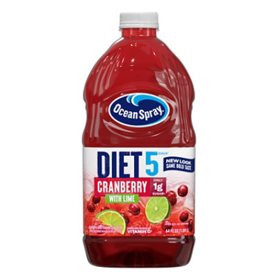 Ocean Spray Diet Juice Cranberry with a Hint of Lime - 64 Fl. Oz. - Image 2