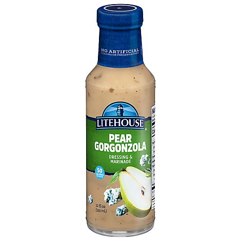 Litehouse Organic Dressing & Marinade Pear Gorgonzola - 12 Fl. Oz.