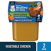 Gerber 2nd Foods Vegetable Chicken DinnerBaby Foods Tubs - 2-4 Oz - Image 2