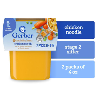 Gerber 2nd Foods Vegetable Beef Dinner Baby Food Tub - 16-4 Oz - Image 1