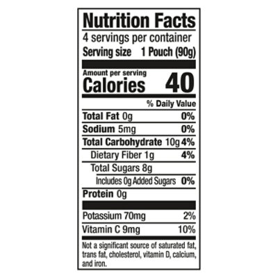 Motts No Sugar Added Applesauce clear pouches - 4-3.2 Oz - Image 4