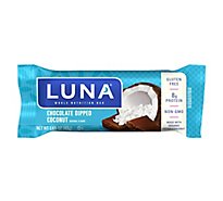 LUNA Chocolate Dipped Coconut Bar - 1.69 Oz