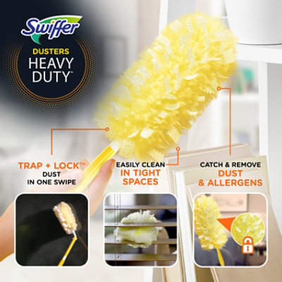 Swiffer Dusters Dusting Kit Heavy Duty Extendable Handle 1 Handle 3 Dusters - Each - Image 4