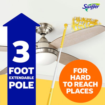 Swiffer Dusters Dusting Kit Heavy Duty Extendable Handle 1 Handle 3 Dusters - Each - Image 5