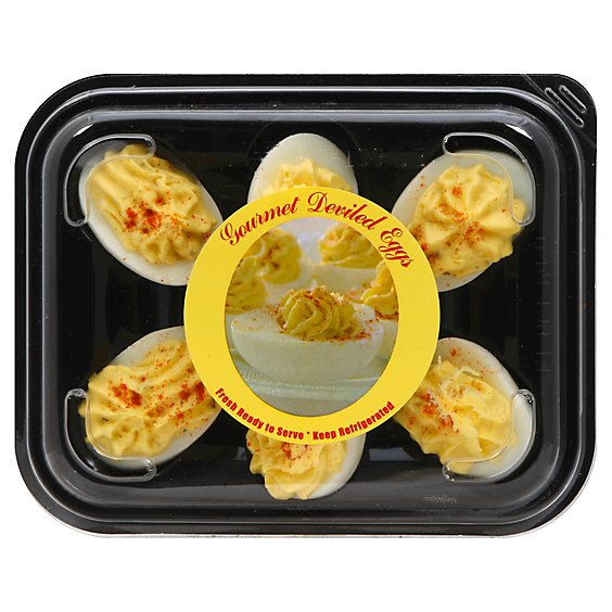 Almark Foods Deviled Eggs Gourmet Relish Flavor - 6 Count