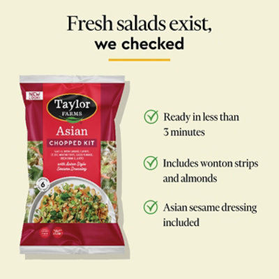 Taylor Farms Asian Chopped Salad Kit Bag - 13 OZ - Image 3