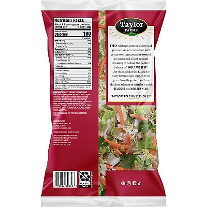 Taylor Farms Asian Chopped Salad Kit Bag - 13 OZ - Image 8