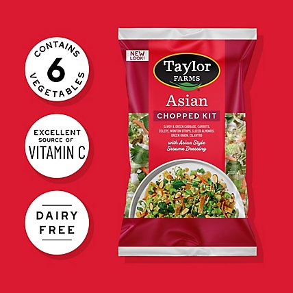 Taylor Farms Asian Chopped Salad Kit Bag - 13 OZ - Image 6