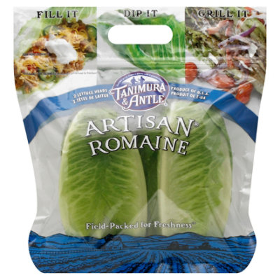 Artisan Romaine Lettuce Prepacked 2 Count