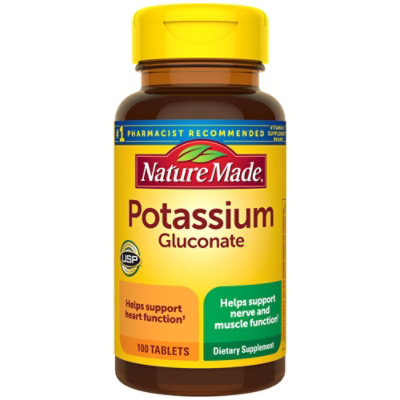 Nature Made Potassium Gluconate 550 Mg - 100 Count - Image 1