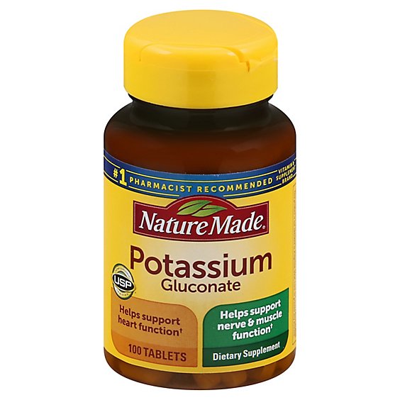 Nature Made Potassium Gluconate 550 Mg - 100 Count