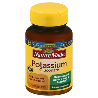  Nature Made Potassium Gluconate 550mg, 100 tablets