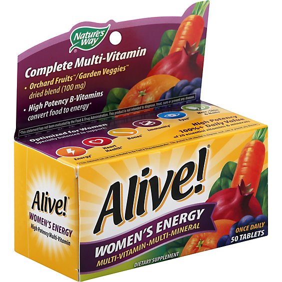 Natures Way Alive Womens Energy - 50 Count