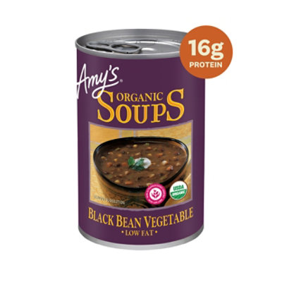 Amy's Black Bean Vegetable Soup - 14.5 Oz