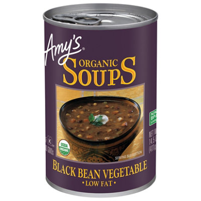 Amy's Black Bean Vegetable Soup - 14.5 Oz - Image 3