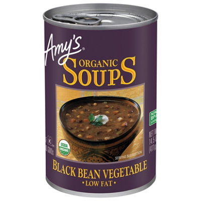 Amy's Black Bean Vegetable Soup - 14.5 Oz