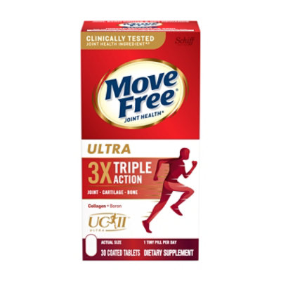 Schiff Move Free Ultra Dietary Supplement Triple Action Tablet - 30 Count - Image 2