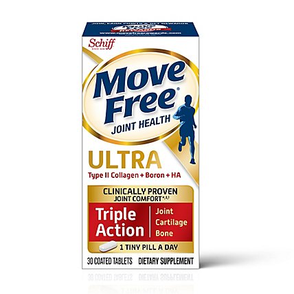 Schiff Move Free Ultra Dietary Supplement Triple Action Tablet - 30 Count - Image 1