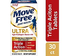Schiff Move Free Ultra Dietary Supplement Triple Action Tablet - 30 Count