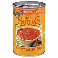 Amy's Light in Sodium Chunky Tomato Bisque - 14.5 Oz - Image 3