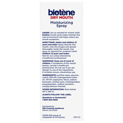 Biotene Mouth Spray Moisturizing Gentle Mint - 1.5 Fl. Oz. - Image 6
