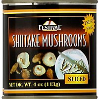 FESTIVAL Mushrooms Sliced Shiitake - 4 Oz - Image 2