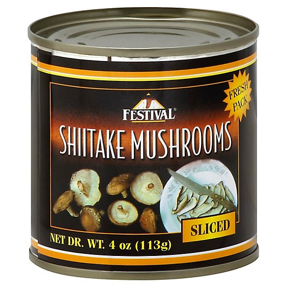 FESTIVAL Mushrooms Sliced Shiitake - 4 Oz