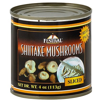 FESTIVAL Mushrooms Sliced Shiitake - 4 Oz - Image 1