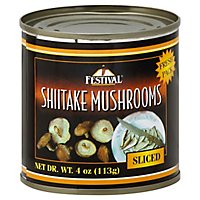 FESTIVAL Mushrooms Sliced Shiitake - 4 Oz - Image 1