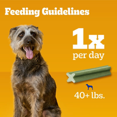 Pedigree Dentastix Fresh Flavor Adult Large Dog Dental Chew Dog Treats 28 Count - 1.46 Lb - Image 2