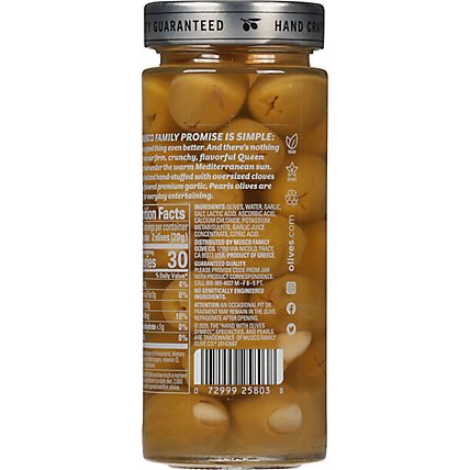 Musco Family Olive Co. Pearls Specialties Olives Queen Stuffed Garlic - 7 Oz - Image 4
