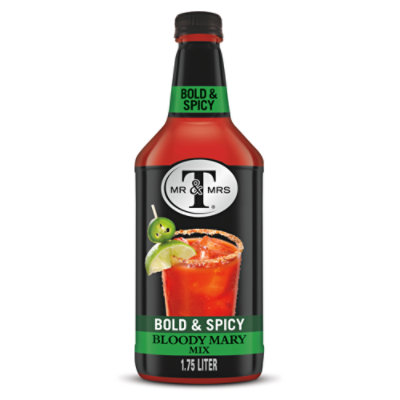 Mr & Mrs T Bold And Spicy Bloody Mary Mix Bottle - 1.75 Liter