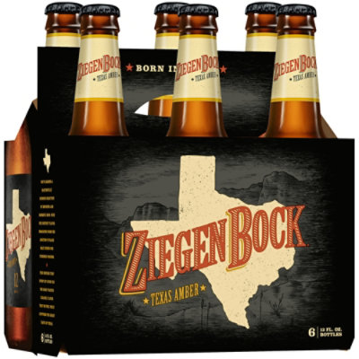 ZiegenBock Texas Amber Beer Bottles - 6-12 Fl. Oz. - Image 1