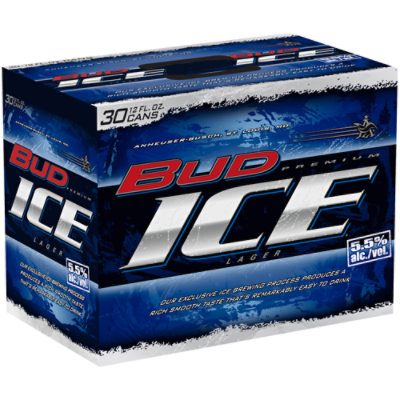 Bud Ice Beer Cansklkityjk30 Pack 12 Fl. Oz. - Image 1