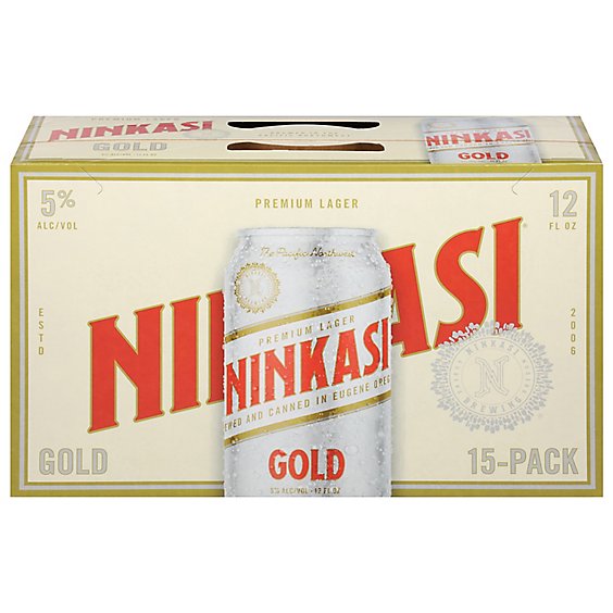 Ninkasi Northwest Lager in Cans - 15-12 Fl. Oz.