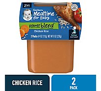 Gerber 2nd Foods Chicken And Rice Baby Food Tub - 2-4 Oz