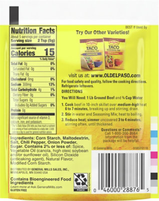 OLD EL PASO Seasoning Mix Taco Mild - 1 Oz - Image 5