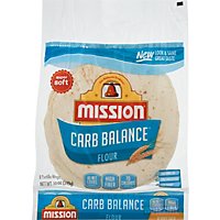 Mission Carb Balance Tortillas Flour Super Soft Soft Taco Bag 8 Count - 12 Oz - Image 2