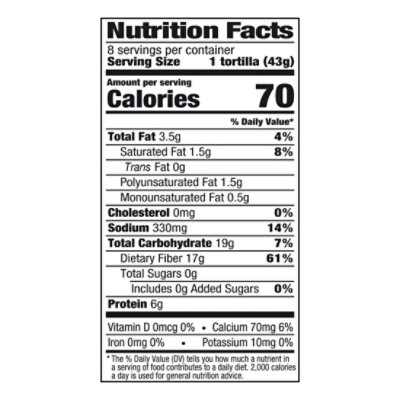 Mission Carb Balance Flour Tortillas Soft Taco Size - 8 Count - Image 3