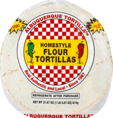 Albuquerque Homestyle Flour Tortillas - 10 Count - Image 2