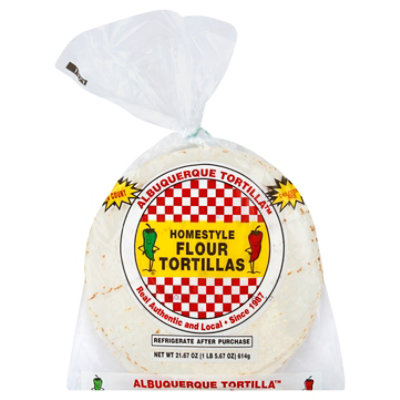 Albuquerque Homestyle Flour Tortillas - 10 Count - Image 1